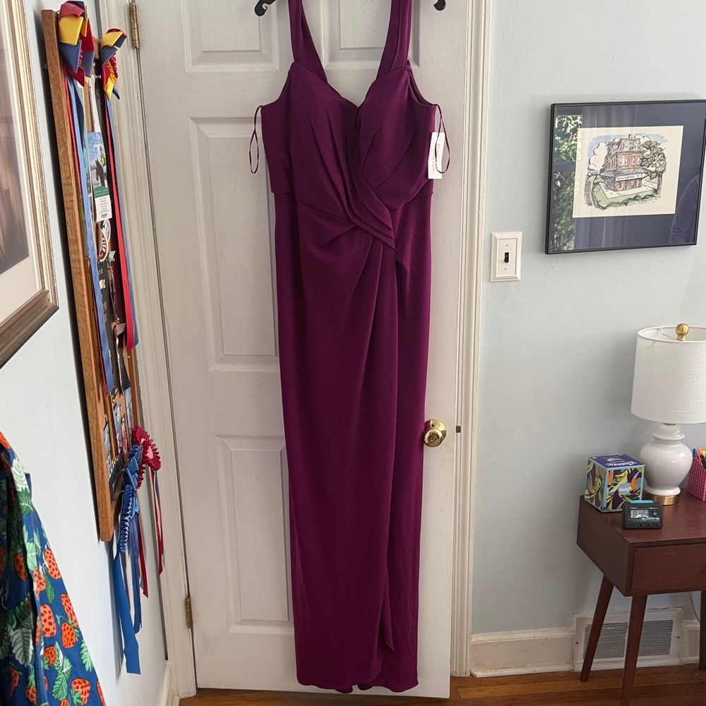 Elegant magenta Women's Dress
